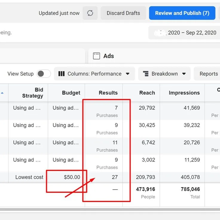 Meta Ads Results 1